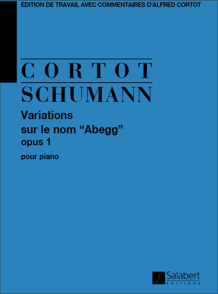 Abegg Variationen Opus 1